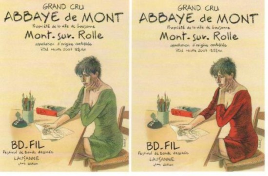 etiquettes de vins 2008